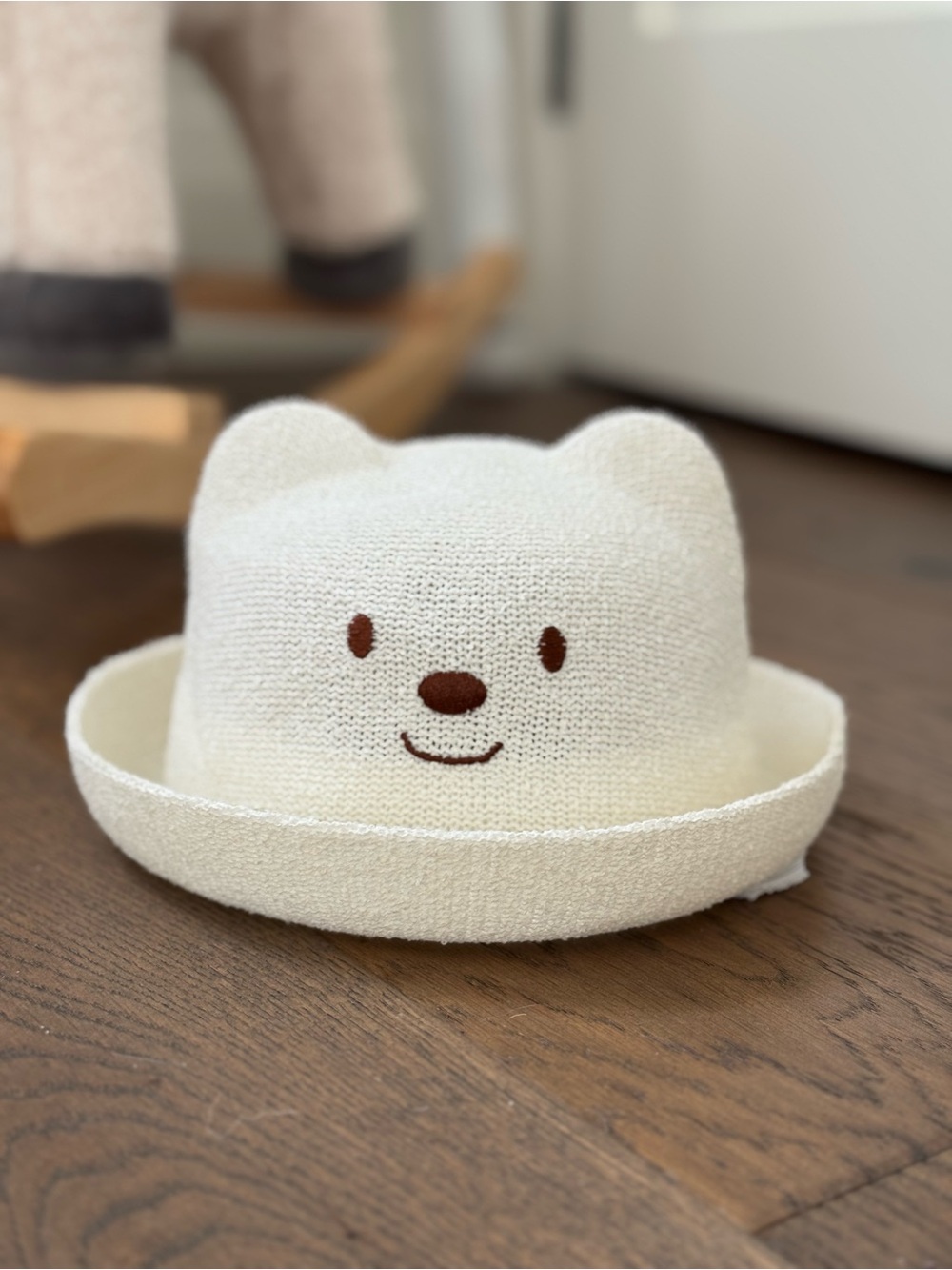 Baby Bear Hat - Cream
